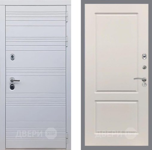 Входная металлическая Дверь Рекс (REX) 14 Силк Сноу FL-117 Шампань в Дубне