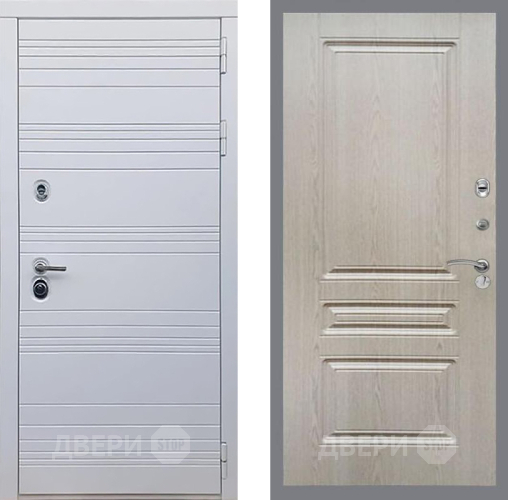 Дверь Рекс (REX) 14 Силк Сноу FL-243 Беленый дуб в Дубне