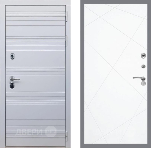 Входная металлическая Дверь Рекс (REX) 14 Силк Сноу FL-291 Силк Сноу в Дубне