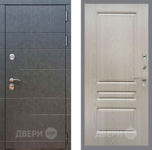 Входная металлическая Дверь Рекс (REX) 21 FL-243 Беленый дуб в Дубне