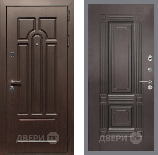 Входная металлическая Дверь Рекс (REX) Эврика FL-2 Венге в Дубне