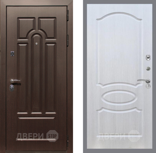 Дверь Рекс (REX) Эврика FL-128 Лиственница беж в Дубне