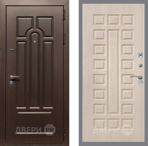 Дверь Рекс (REX) Эврика FL-183 Беленый дуб в Дубне