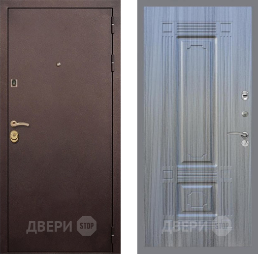 Входная металлическая Дверь Рекс (REX) Лайт 3К FL-2 Сандал грей в Дубне