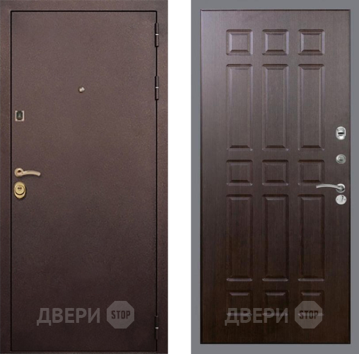 Входная металлическая Дверь Рекс (REX) Лайт 3К FL-33 Венге в Дубне