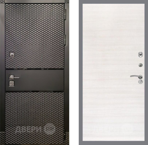 Входная металлическая Дверь Рекс (REX) 15 Черный Кварц GL Акация в Дубне