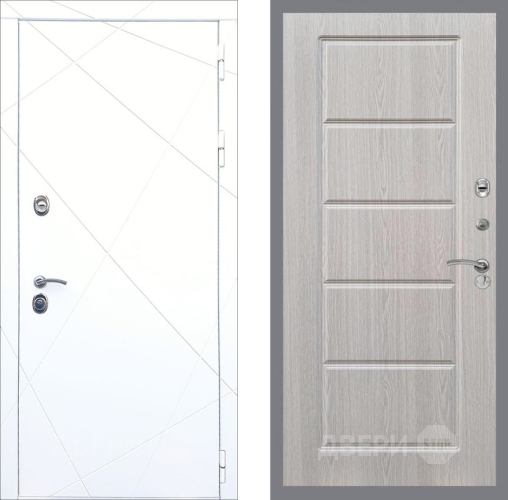 Дверь Рекс (REX) 13 Силк Сноу FL-39 Беленый дуб в Дубне