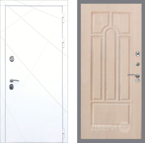 Дверь Рекс (REX) 13 Силк Сноу FL-58 Беленый дуб в Дубне