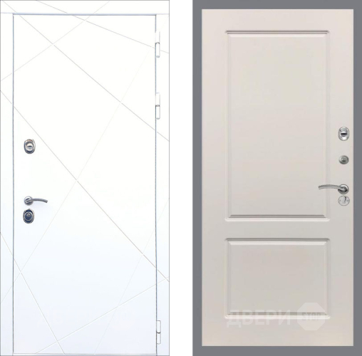 Входная металлическая Дверь Рекс (REX) 13 Силк Сноу FL-117 Шампань в Дубне