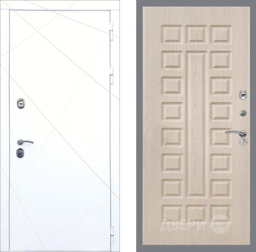 Дверь Рекс (REX) 13 Силк Сноу FL-183 Беленый дуб в Дубне