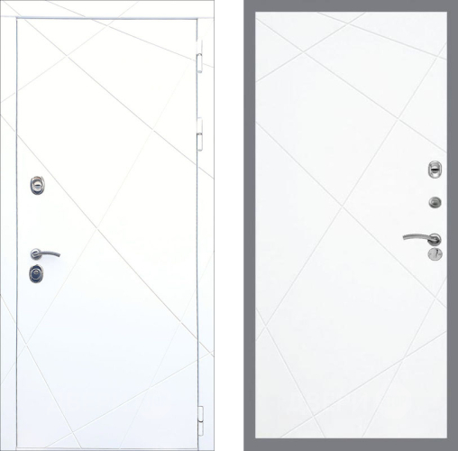 Входная металлическая Дверь Рекс (REX) 13 Силк Сноу FL-291 Силк Сноу в Дубне