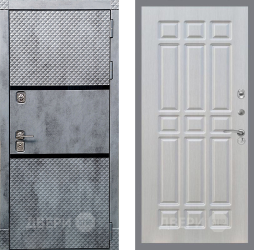 Дверь Рекс (REX) 15 Бетон Темный FL-33 Лиственница беж в Дубне