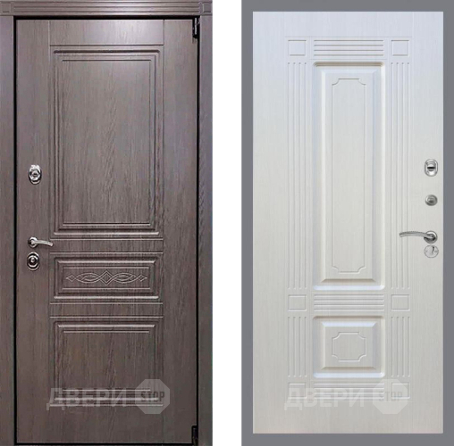 Входная металлическая Дверь Рекс (REX) Премиум-S FL-2 Лиственница беж в Дубне