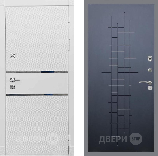 Входная металлическая Дверь Рекс (REX) 15 Силк Сноу FL-289 Ясень черный в Дубне