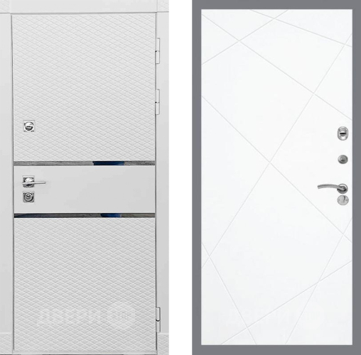 Входная металлическая Дверь Рекс (REX) 15 Силк Сноу FL-291 Силк Сноу в Дубне