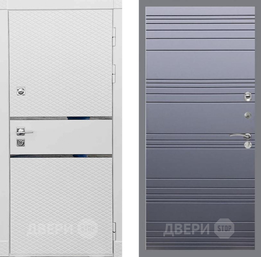 Входная металлическая Дверь Рекс (REX) 15 Силк Сноу Line Силк титан в Дубне