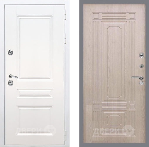 Дверь Рекс (REX) Премиум-н Силк Сноу FL-2 Беленый дуб в Дубне