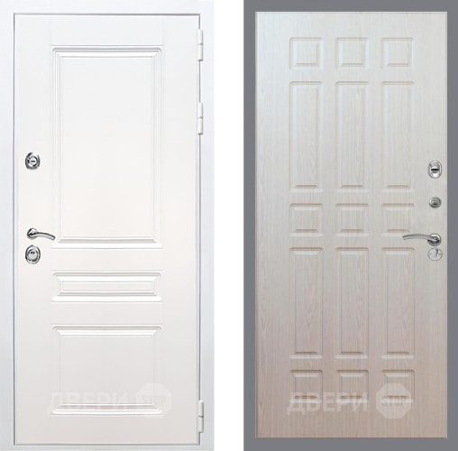 Дверь Рекс (REX) Премиум-н Силк Сноу FL-33 Беленый дуб в Дубне