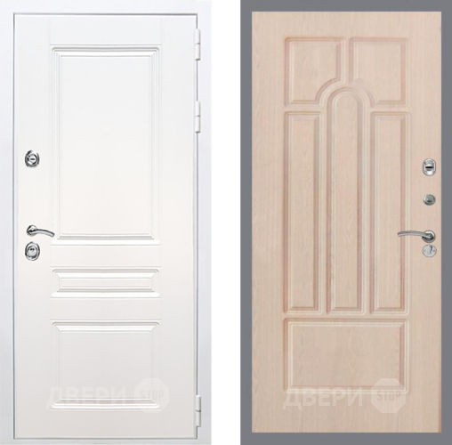 Дверь Рекс (REX) Премиум-н Силк Сноу FL-58 Беленый дуб в Дубне