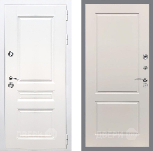 Входная металлическая Дверь Рекс (REX) Премиум-н Силк Сноу FL-117 Шампань в Дубне