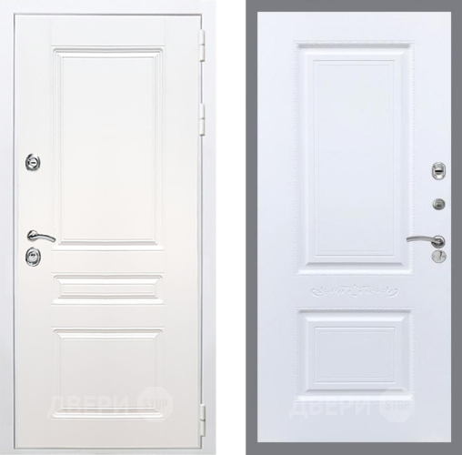 Входная металлическая Дверь Рекс (REX) Премиум-н Силк Сноу Смальта Силк Сноу в Дубне