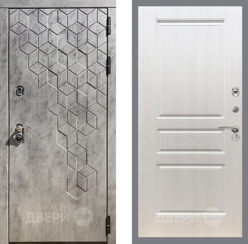 Входная металлическая Дверь Рекс (REX) 23 FL-243 Лиственница беж в Дубне