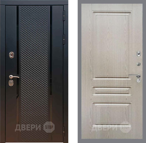 Входная металлическая Дверь Рекс (REX) 25 FL-243 Беленый дуб в Дубне