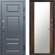 Входная металлическая Дверь Престиж Премиум Зеркало Дуб в Дубне