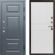 Входная металлическая Дверь Престиж TERMO с терморазрывом Премиум Грэй Горизонт Бетон белый в Дубне