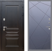 Дверь Стоп МЕГАПОЛИС ФЛ-291 Силк титан