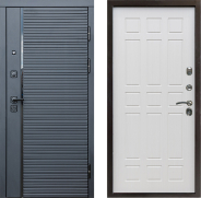 Дверь Престиж Черная Линия Спарта Лиственница белая 860х2050 мм