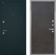 Дверь Интекрон (INTECRON) Греция Лучи-М Венге распил кофе 860х2050 мм