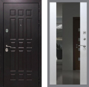 Дверь Рекс (REX) 8 СБ-16 с Зеркалом Лиственница беж 860х2050 мм