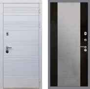 Дверь Рекс (REX) 14 Силк Сноу СБ-16 Зеркало Венге 860х2050 мм